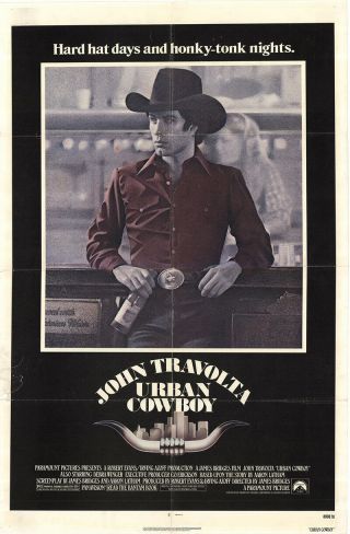 Urban Cowboy 1980 27x41 Orig Movie Poster Fff - 40728 John Travolta Western