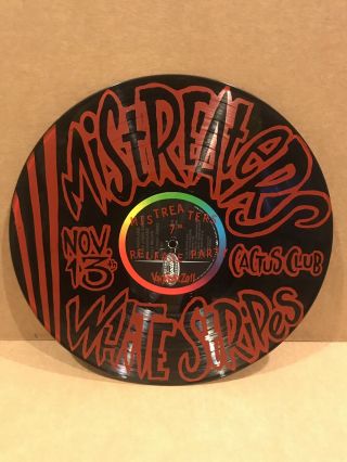 The White Stripes/mistreaters Vinyl Poster Lp Von Munz