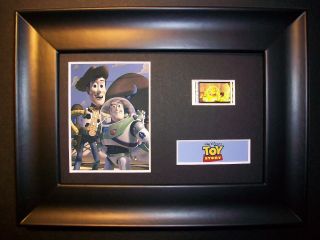 Toy Story Framed Movie Film Cell Memorabilia - Compliments Poster Dvd Book