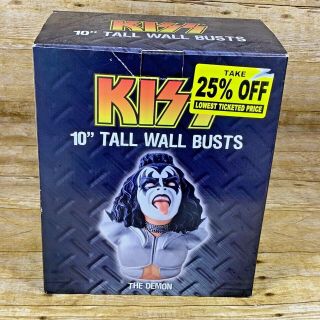 Kiss Gene Simmons 10” Tall Wall Mounts “the Demon” Bust