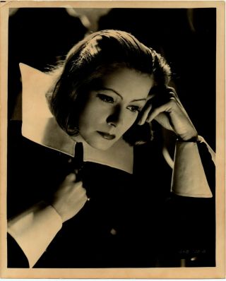 Vintage Press Photo Greta Garbo Clarence Sinclair Bull Great