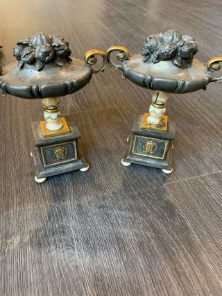 E.  F.  Caldwell And Co.  Inc York Statues/bookends Set Of 2