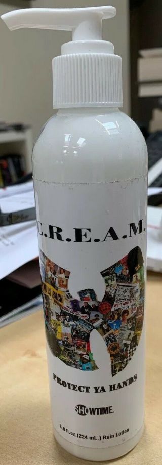 Wu - Tang Clan C.  R.  E.  A.  M.  Promo Lotion Of Mics And Men Showtime Series Rza Gza