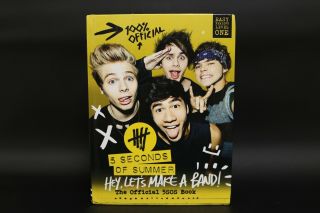 5 Seconds Of Summer Band Signed/autographed Book