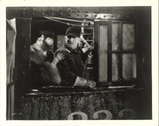Thunder (1929) Lon Chaney As Train Engineer In Locomotive With Phyllis Haver