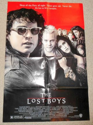 1987 The Lost Boys Movie Poster,