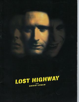 David Lynch Lost German Highway Press Booklet
