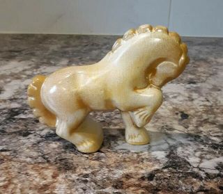 Frankoma Pottery – Circus Horse Desert Gold Ada Clay