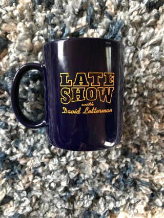 The Late Show With David Letterman Ceramic Mug