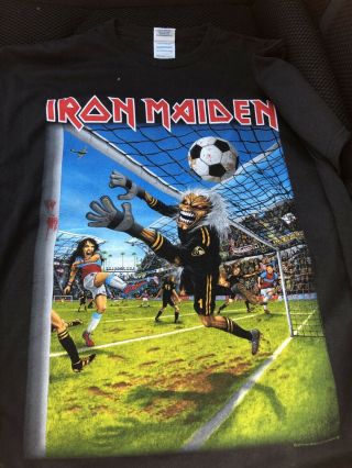 Iron Maiden Legacy Of The Beast Los Angeles California Event Shirt Size M Medium