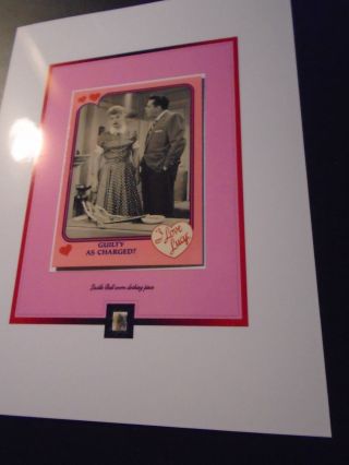 LUCILLE BALL personal WORN CLOTHING PIECE.  ' I Love Lucy ' swatch owned relic 2