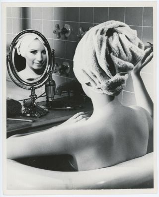 Barbra Streisand In Funny Girl Bathtub Scene Vintage 1968 Production Photograph