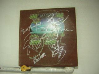 Yes Signed Lp Songs By 6 Musicians That Are In The Band