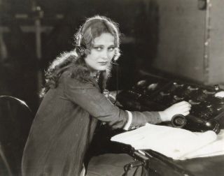 Silent Film Star Pensive Dolores Costello In Studio 1935 Posed Candid Photograph