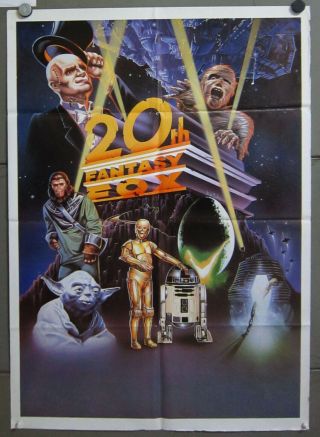 Zy28d 20th Fantasy Fox Star Wars Planet Of The Apes Alien Orig 1sh Spain Poster