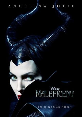 Maleficent Movie Poster 2 Sided Advance 27x40 Angelina Jolie