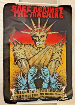 Emek Rage Against The Machine War Machine Mesa Az Statue Of Liberty 1999 Poster