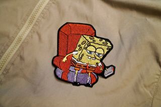 Spongebob Ight Imma Head Out Meme Embroidered Patch