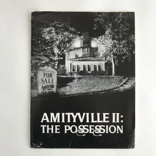 Vintage Movie Press Kit Amityville Ii The Possession Photos 1982 James Olson