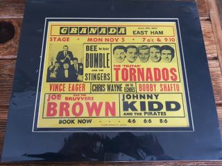 Granada East Ham Promo Poster Feat The Telstar Tornados,  Bee Bumble,  Joe.