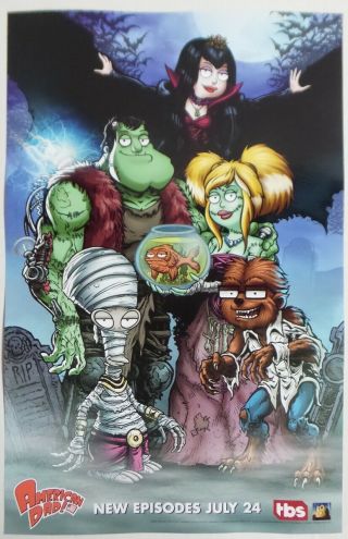 Sdcc Comic Con 2017 Handout Fox Fall American Dad Monster Squad Poster Tbs