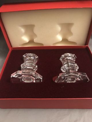 Baccarat Crystal Candle Holders In 2