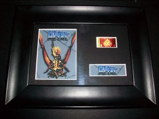 Heavy Metal Framed Movie Film Cell Memorabilia Compliments Poster Dvd Vhs