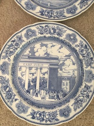 Full Set Of 12 Wedgewood Yale College 1931 Commemorative Plates. 5