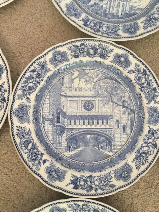 Full Set Of 12 Wedgewood Yale College 1931 Commemorative Plates. 8