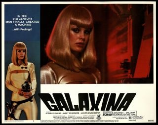 1980 Sci - Fi Pin - Up Girl Color Lobby Card Dorothy Stratten In Galaxina Playmate