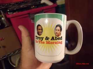 Nbc Tv Show Series Community Troy & Abed In The Morning 16oz Coffee Drinking Mug