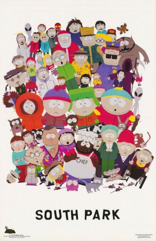 Poster : Tv Series : South Park - Cast Of Characters 3425 Rw6 S