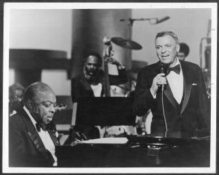 Frank Sinatra And Count Basie 1980s Nbc Tv Promo Photo