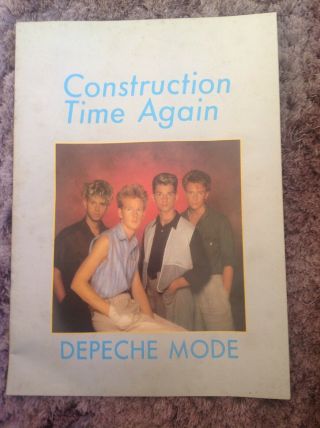Tour Programme Depeche Mode A Black Celebration 1983 Very Rare Relisted