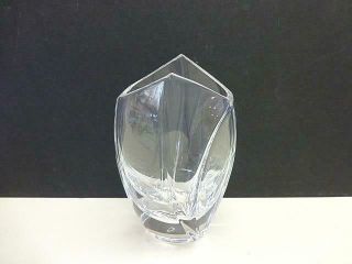 Baccarat France Crystal Vase Signed Robert Rigot Giverny Art Glass Vase French