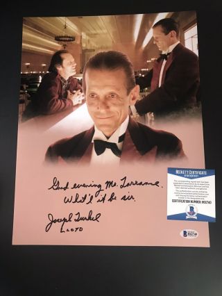Joe Turkel Signed Autographed The Shining 11x14 Photo Lloyd Beckett Bas A