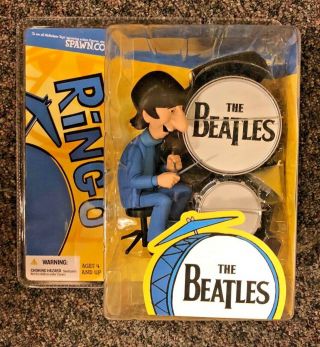 The Beatles - Ringo Starr Drums Set Cartoon Series Figure 2004 By Mcfarlane Toys