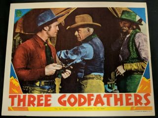 Three Godfathers 1936 Mgm Lobby Card Chester Morris Walter Brennan Vfnm