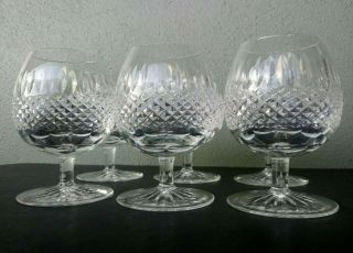 GALWAY - CLADDAGH - FINE CUT CRYSTAL BRANDY SNIFTER GLASSES GOBLETS - SET OF 6 2
