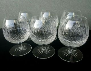GALWAY - CLADDAGH - FINE CUT CRYSTAL BRANDY SNIFTER GLASSES GOBLETS - SET OF 6 4
