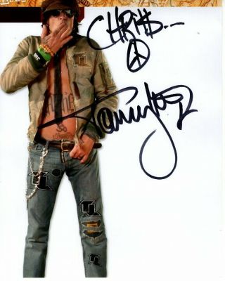Tommy Lee Autographed Signed Photograph - To Chris Motley Crue