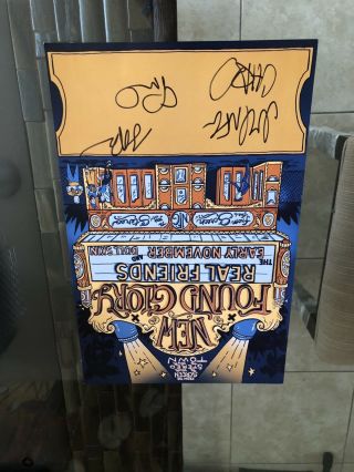 Found Glory From The Screen 2019 Concert Tour Poster Print Signed Autograph
