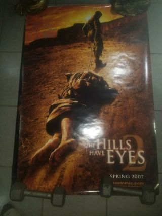 The Hills Have Eyes 2 Signed Poster Derek Mears Michael Bailey Smith David Reyno