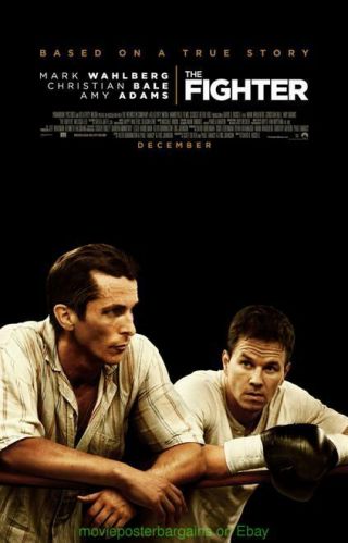 The Fighter Movie Poster Ds 27x40 Fine Cond.  Mark Wahlberg Christian Bale 2010