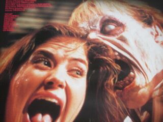 Sam Raimi & Bruce Campbell Evil Dead Ii (1987) B2 Poster Japan Zombie