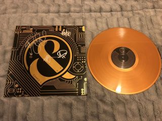 Of Mice & Men Defy Autographed Colored Vinyl (of Mice And Men Signed Record)