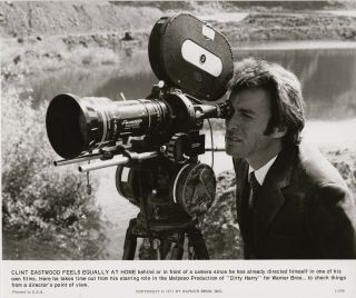 Clint Eastwood Checks Out The Camera Orig 1971 Candid Photo.  Dirty Harry