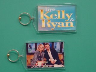 Kelly Ripa And & Ryan Seacrest - With 2 Photos - Collectible Gift Keychain