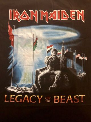 Iron Maiden: Exclusive ‘legacy Of The Beast’ Tour 2019 Official L Event T - Shirt