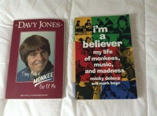 Davy Jones First Edition Autographed Book They Made A Monkee Out Of Me W/ Bonus